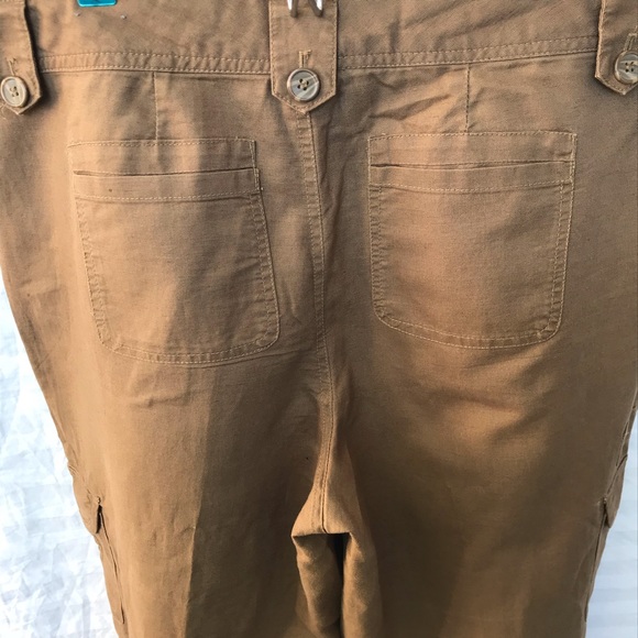 Venezia linen/cotton Bermuda cargo plus sz 16 - Picture 3 of 9